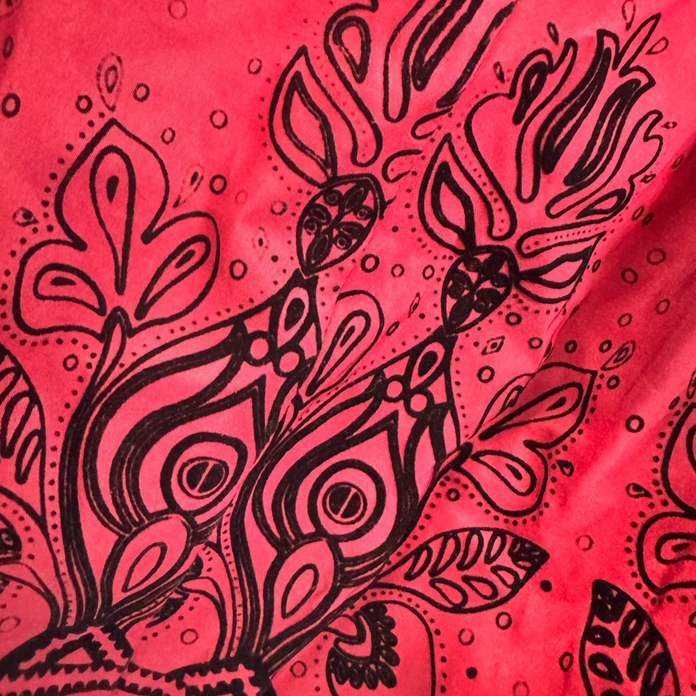 Apt. 9 Red A-Line Midi Skirt for Night Out - Picture 3 of 5